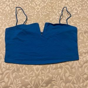 Shein Royal Blue Tank Crop Top